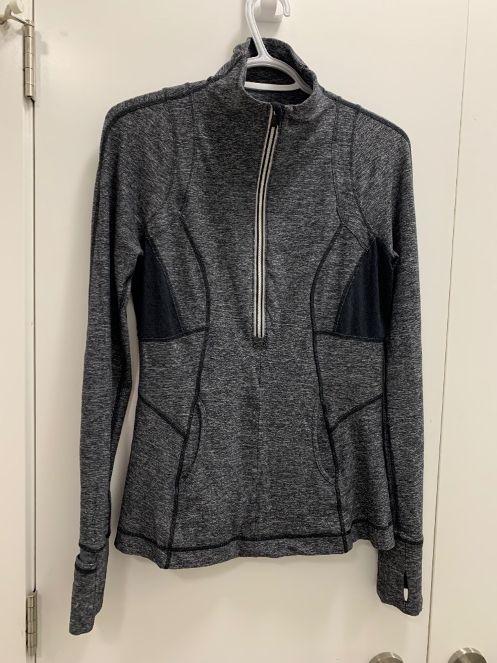 Lululemon Pullover Top Women’s size 8 Rulu Pace Setter Half-Zip Long Sleeve